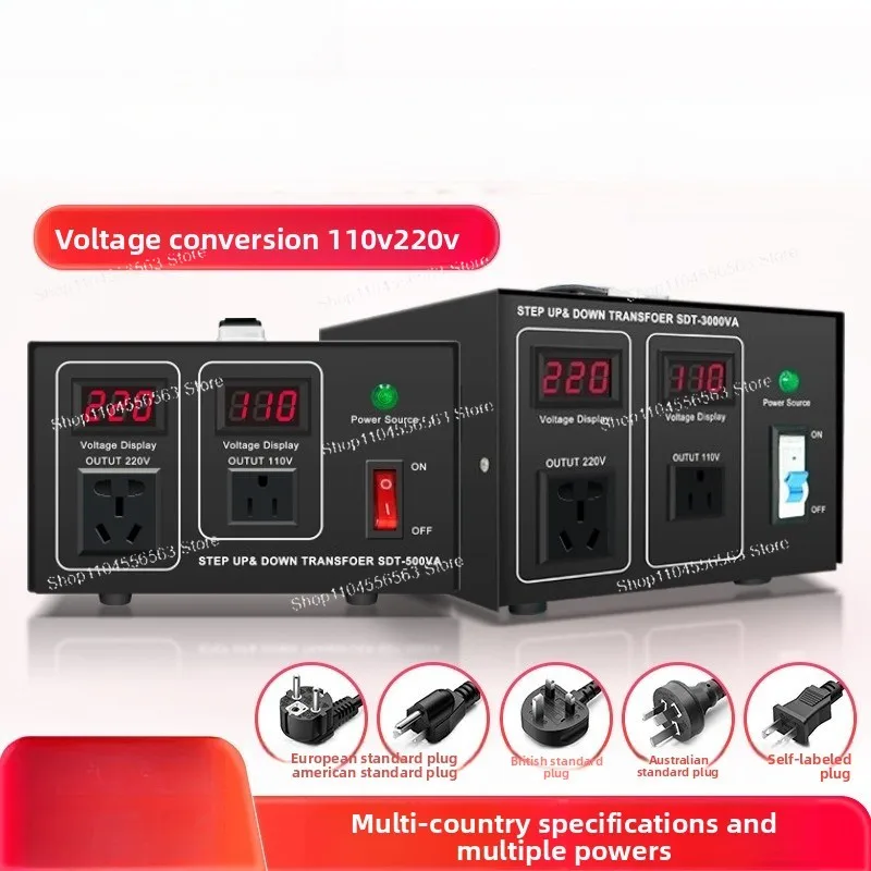 Bidirectional 220V To 110V Lift Transformer 110 To 220 High Power Household Converter