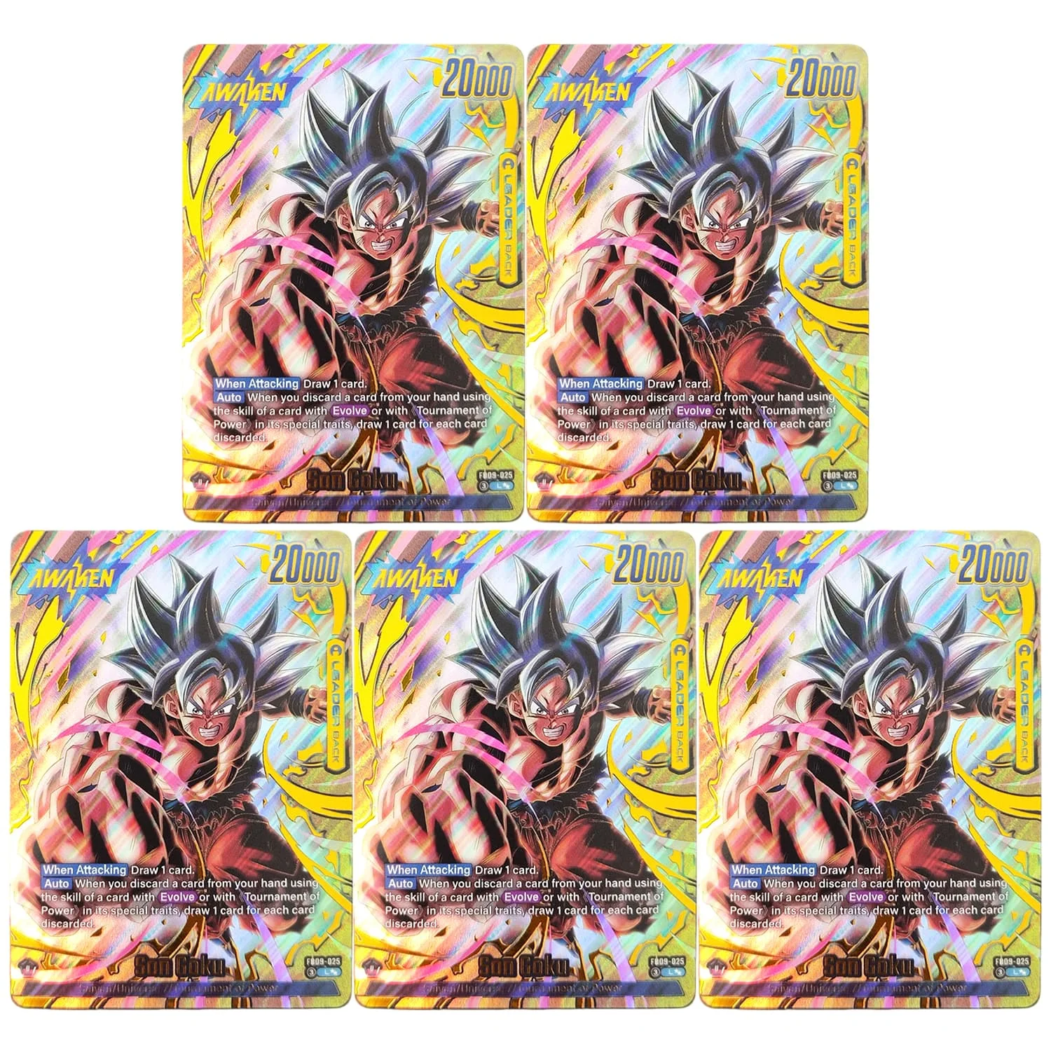 Коллекционная карточная игра Dragon Ball Super Fusion World English FB09-025: Сон Гоку, Гогета, Фриза — высококачественные DIY-карты для прокси-игры
