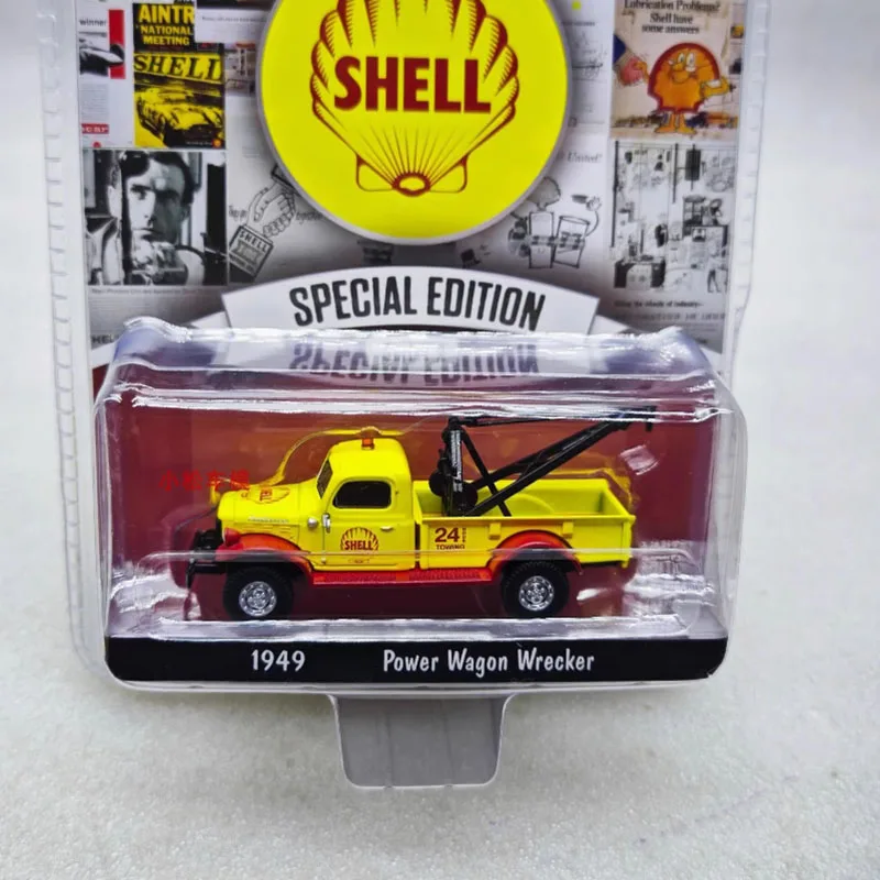 Greenlight Diecast Scala 1:64 1949 Veicolo di salvataggio di potenza Simulazione in lega Modello di auto Collezione statica Decorato Regalo di festa Giocattolo