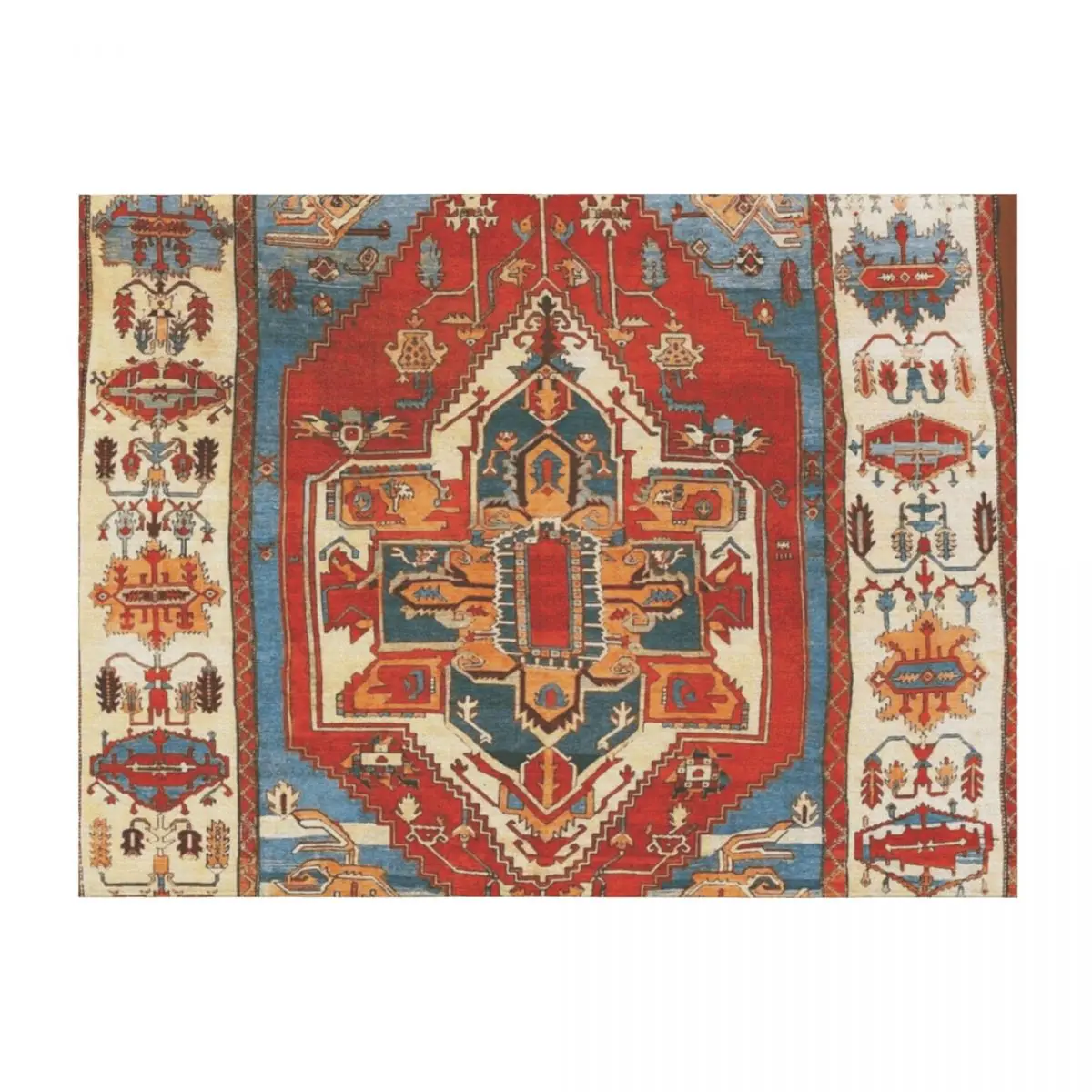

Northwest Persian Antique Tribal Carpet Print Throw Blanket Thermals For Travel Luxury Brand Camping Decoratives Blankets