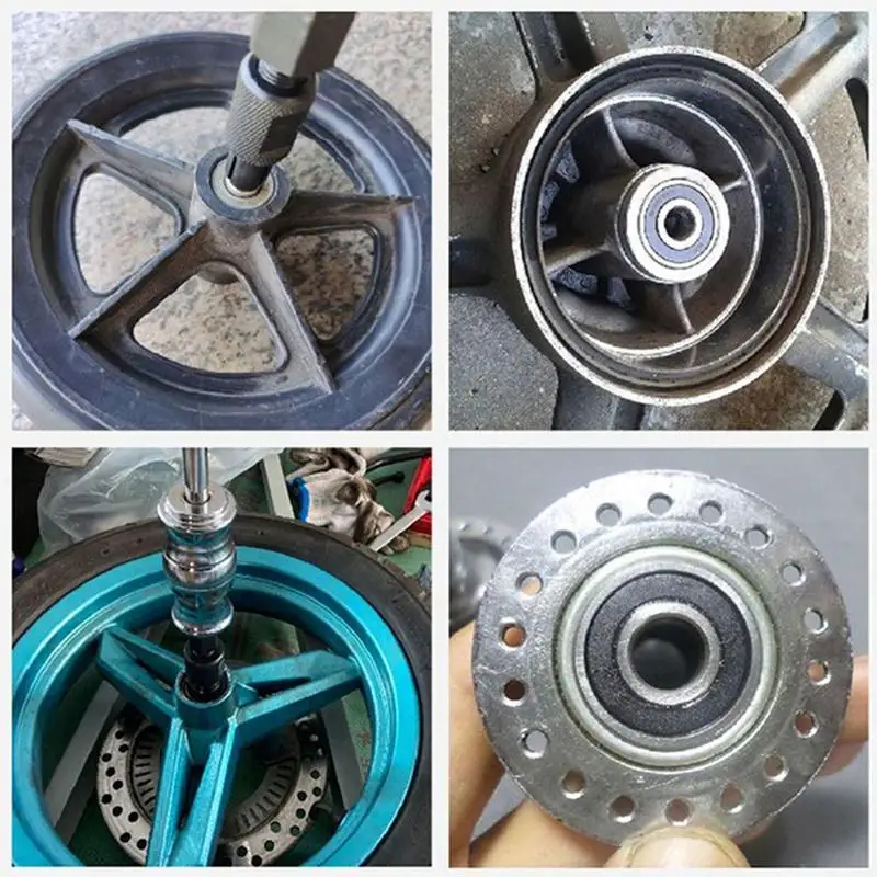 Penarik bantalan roda, alat penarik bantalan lubang buta, Collet baja, penarik Hub bantalan mobil, penarik Hub Internal dalam