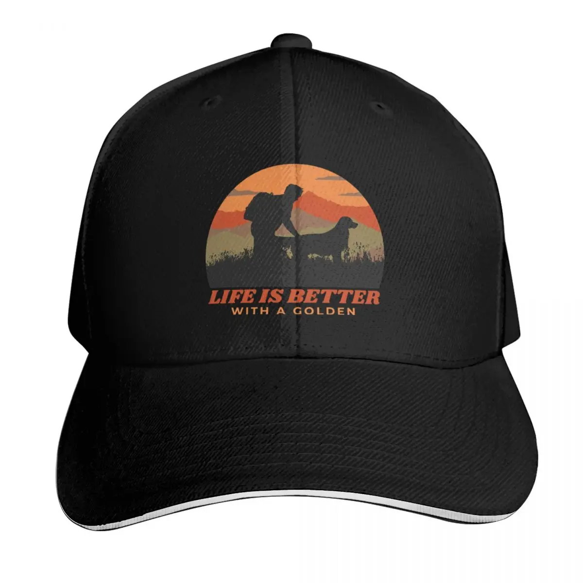 Copy of Life Is Better With A Golden Retriever Dad Baseball Cap Men Women Casual Summer Sport Sun Cap