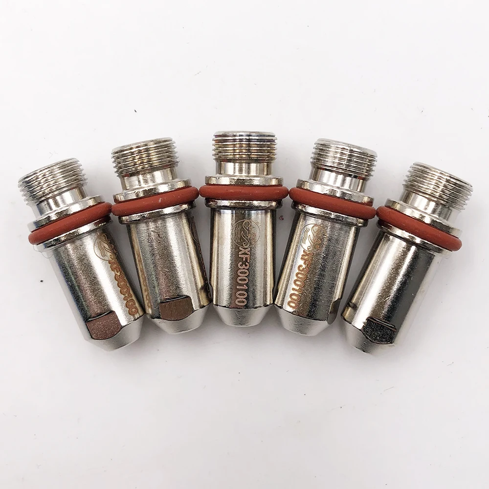 5 Tip + 5 Electrode XF300 XF-300 FY-XF300H XF-300H LGK-300 CNC Plasma Torch Huayuan Cutter 300100 300190 300150 300210 300170