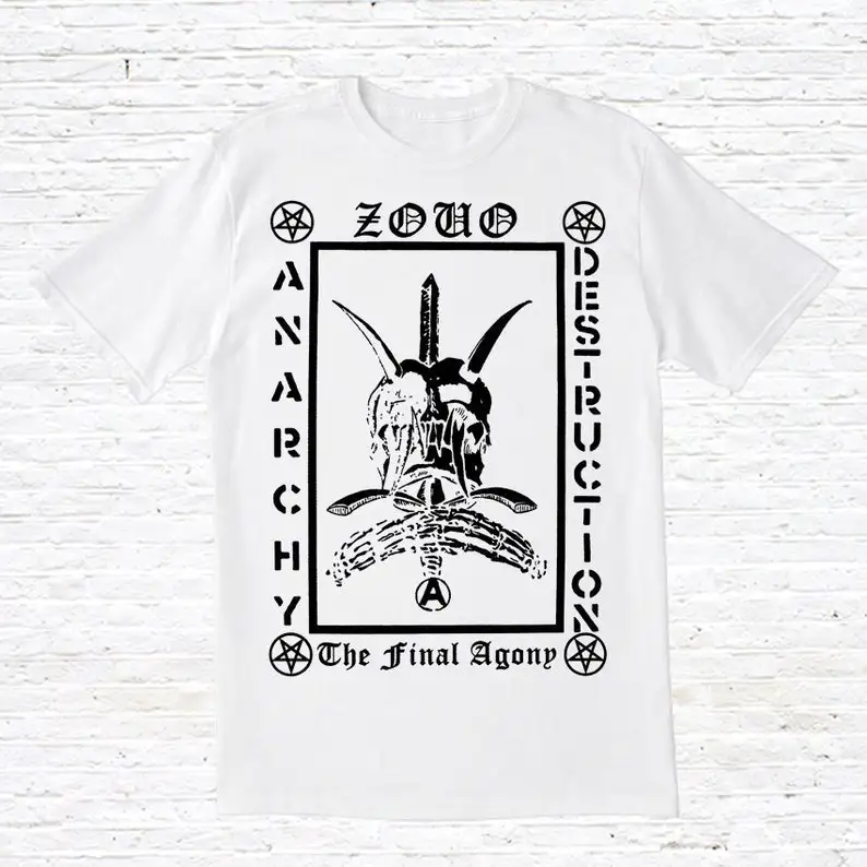 Zouo-T-shirt à manches courtes pour hommes et femmes, chemise imprimée amusante, combinaison