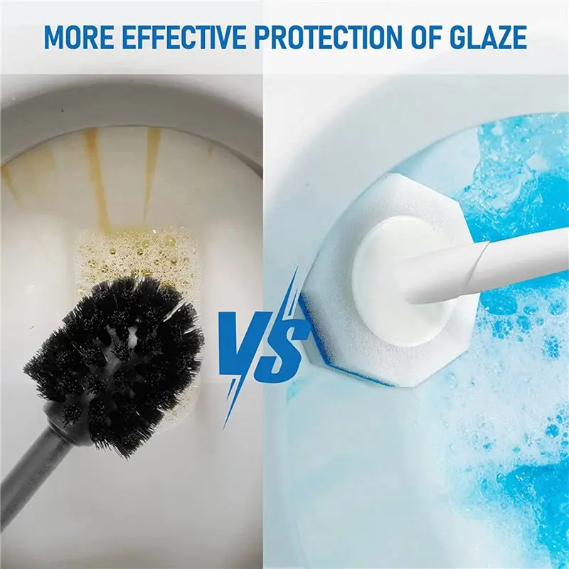 Exquisite-Disposable Toilet Cleaning System Disposable Toilet Flushable Refill Fresh Brush Flushable Refills 60Pcs
