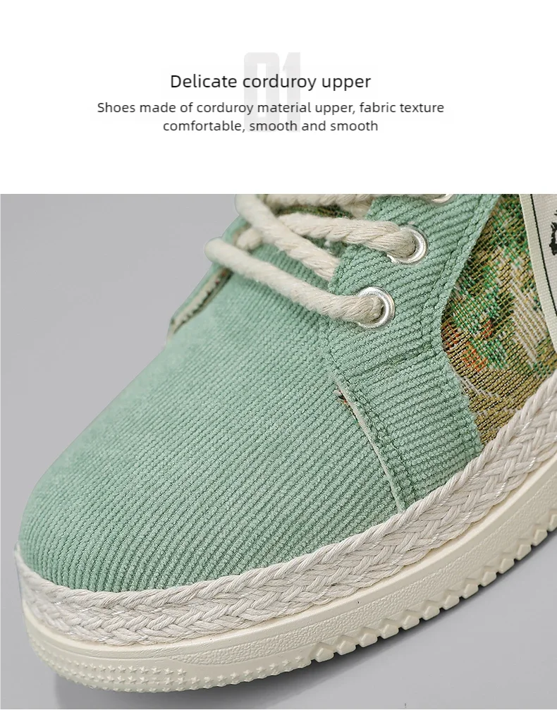 Herren Canvas Freizeitschuhe Frühling und Herbst Neue Atmungsaktive Weichsohlen Outdoor Flache Wanderschuhe Modische Vielseitige Sportschuhe – Detail 5