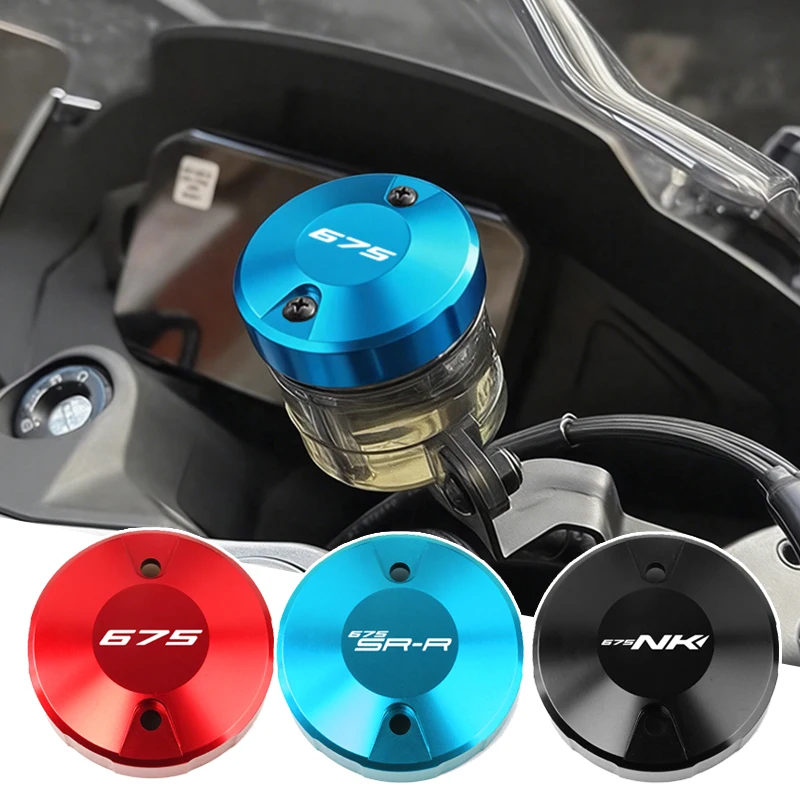 For CFMOTO 675NK 675SS 675SR 675SRR 675SR-R 675 SRR NK 2024 2025 2026 Motorcycle Front Brake Fluid Reservoir Caps Cover Guard