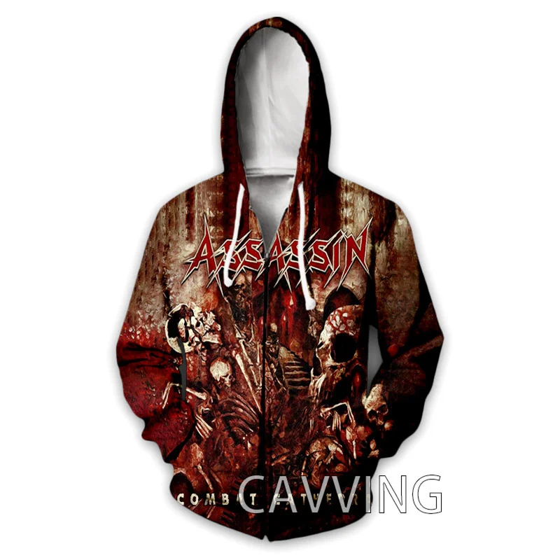 

CAVVING 3D Printed Assassin-rock Zipper Hoodies Zip Hooded Sweatshirt Harajuku Hoodie Sweatshirt for Men/women