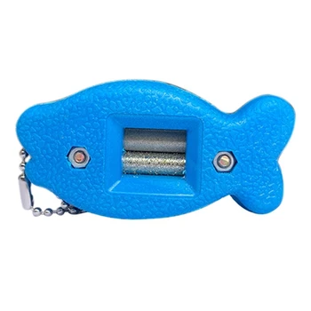 Ice Skate Double Side Sharpener Portable Hanging Ice Hockey Shoe Blades Sharpener Ice Skate Accessories