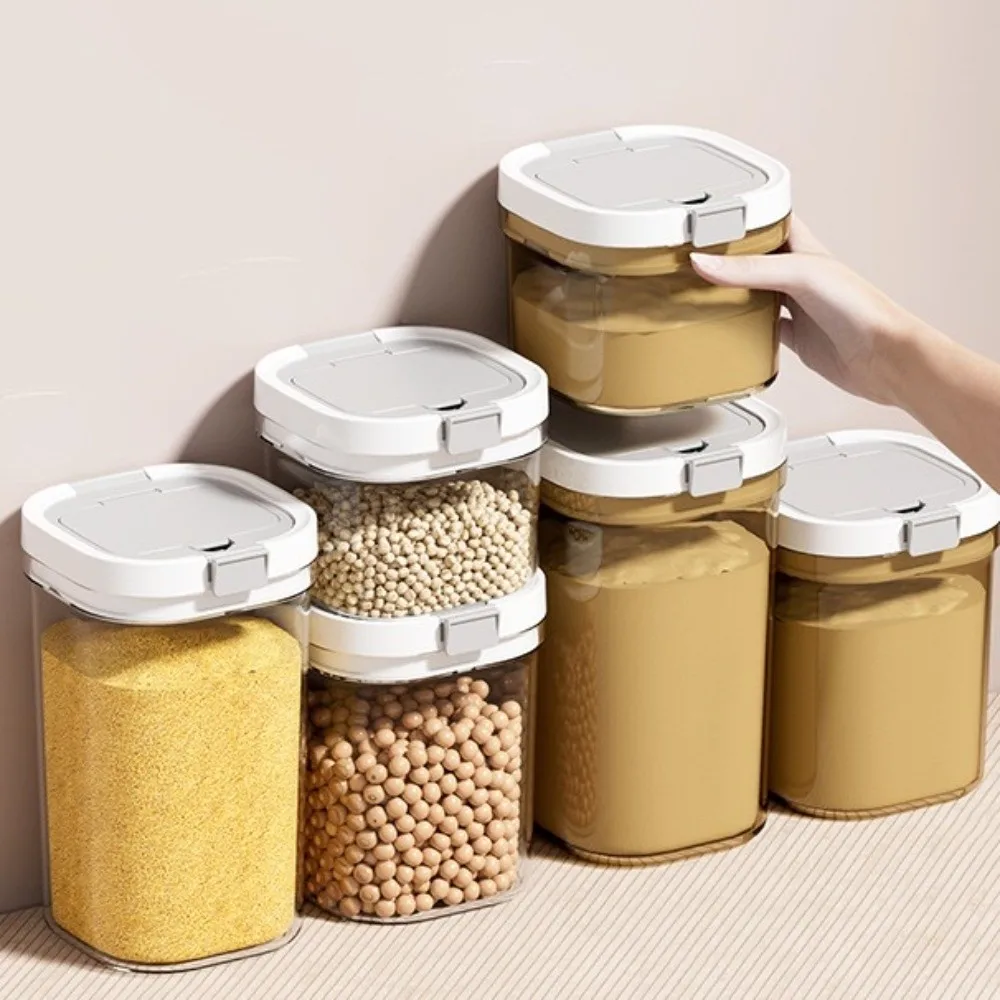 

Multi-purpose UV-Resistant Milk Powder Jar Stackable Food Grade Food Sealed Box Leak-proof Reusable Coffee Bean Can Grain