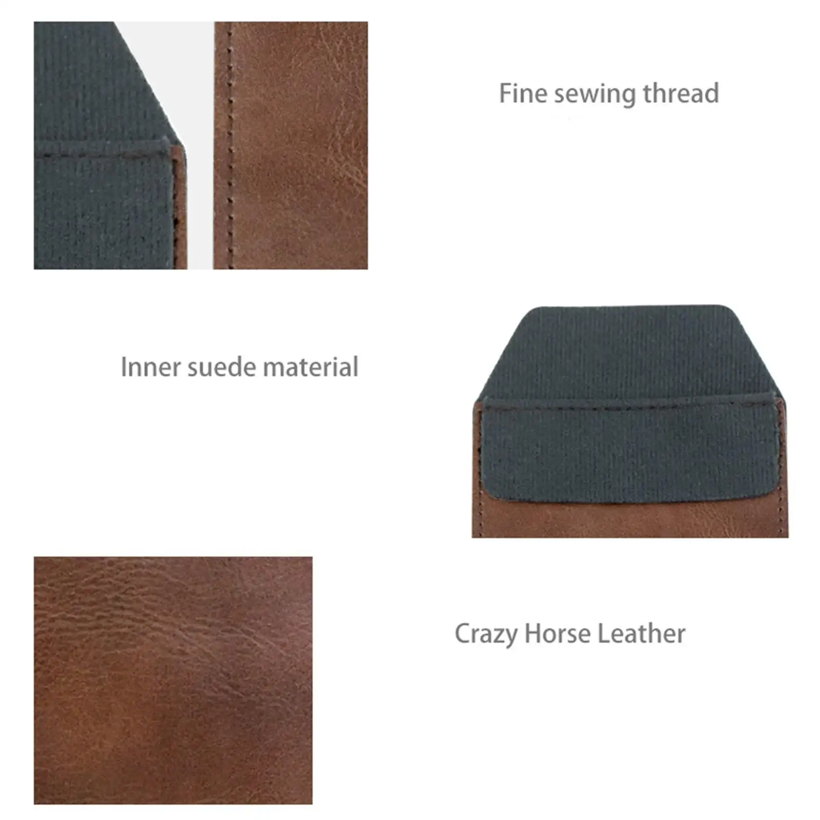 Pocket Protector PU Leather Multi Purpose Pocket Pencil Case for Pants