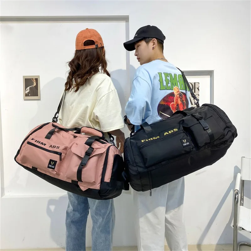 Travel Hiking Bag Single Shoulder Double Shoulder Portable Wet and Dry Separation Waterproof Duffel Bag Large Capacity Backpack