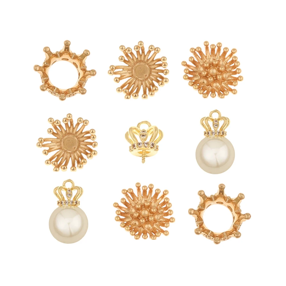 

Cordial Design 100Pcs Charms Accessories/Copper Cap For Beads/Crown Shape/Jewelry Findings & Components/Hand Made/DIY Connectors