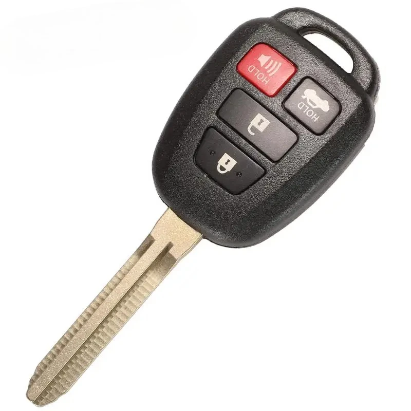 Remote Control Car Key for Toyota RAV4 Highlander Sequoia Tundra Tacoma Fob 3 4 Buttons 314MHz /315mhz H Chip GQ4-52T