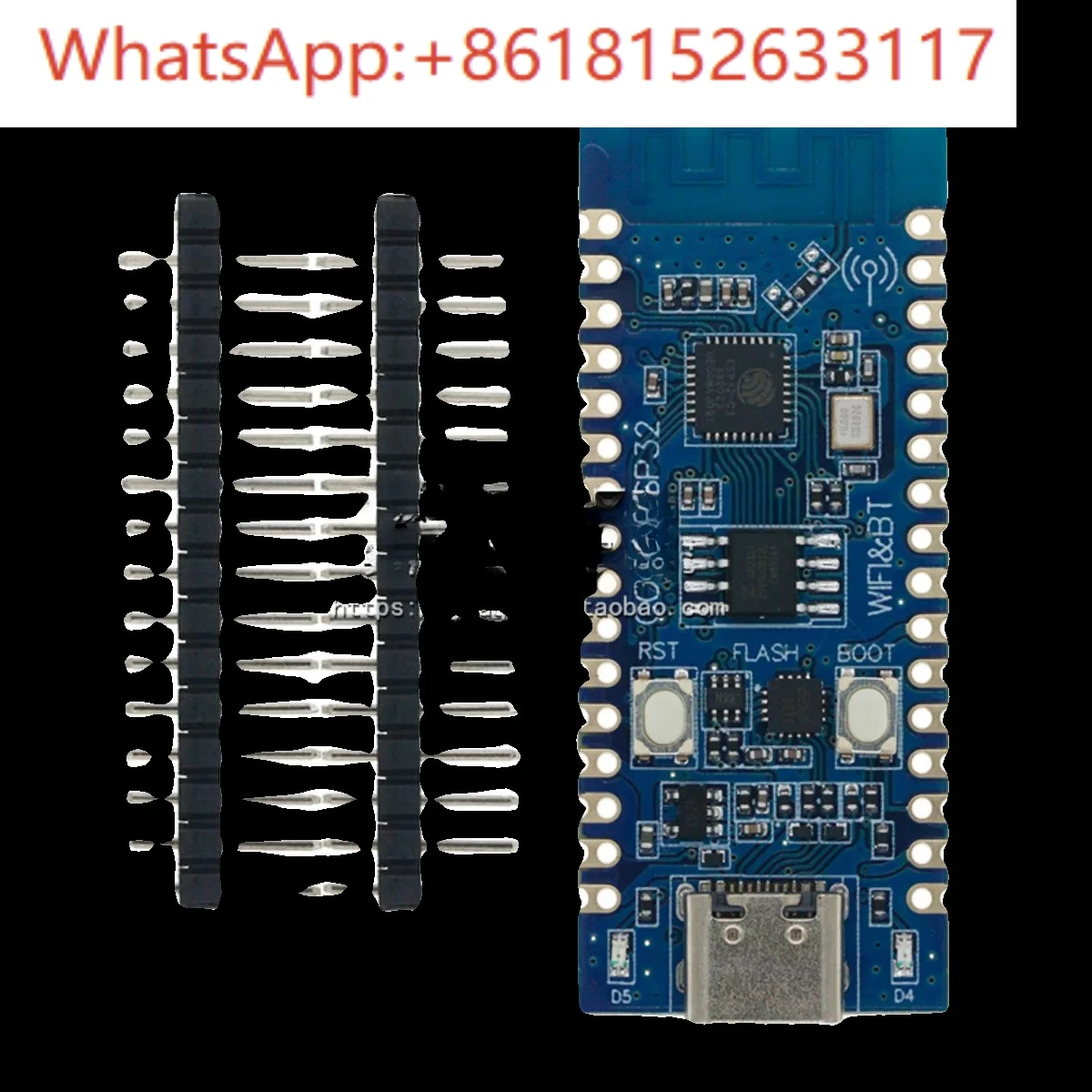 2 قطعة ESP32-C3 لوحة التطوير الأساسية تستخدم للتحقق من وظائف رقاقة ESP32C3 2.4G WIFI وحدة بلوتوث