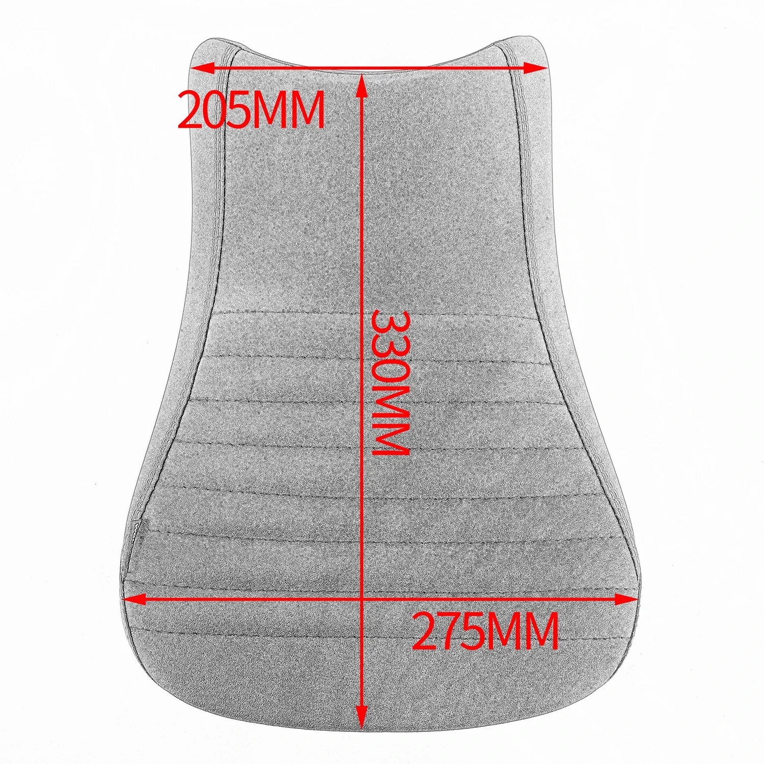 WOLFLINE For BMW S1000RR 2019-2025 Front Driver Rear Passenger Solo Seat Cushion Motorcycle Rider Passenger Cushion Pad