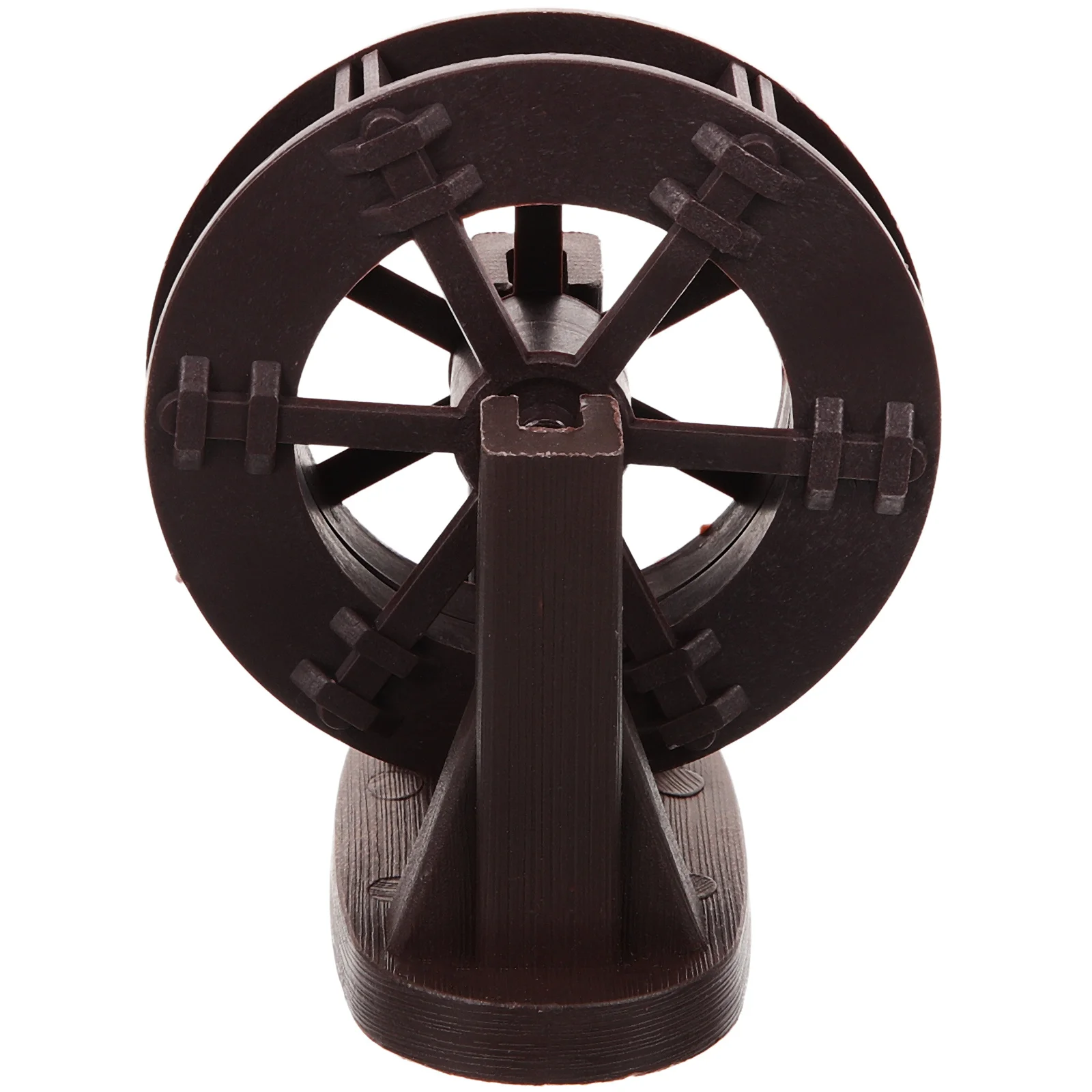 

Desk Fountain Water Wheel Plastic Lightweight Durable Fengshui Fountain Decor for Fish Tank Potted Landscape Running Water Wheel