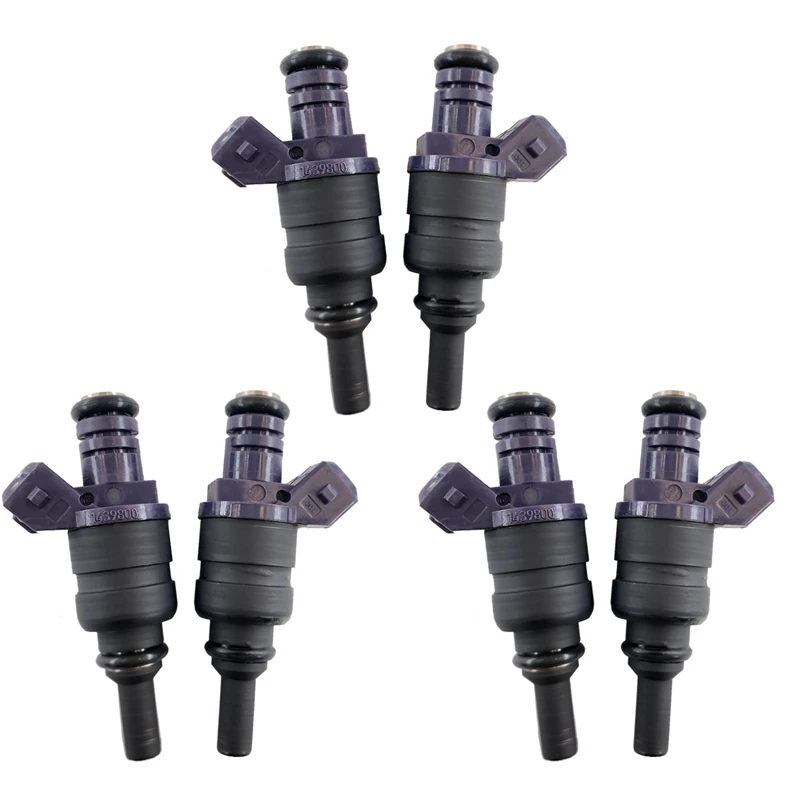 6Pcs Fuel Injector Nozzle FJ663 13641439800 For BMW X3 X5 330I 330Xi 530I Z3 Z42001-2006 3.0L 13537546244 13641427240 Parts