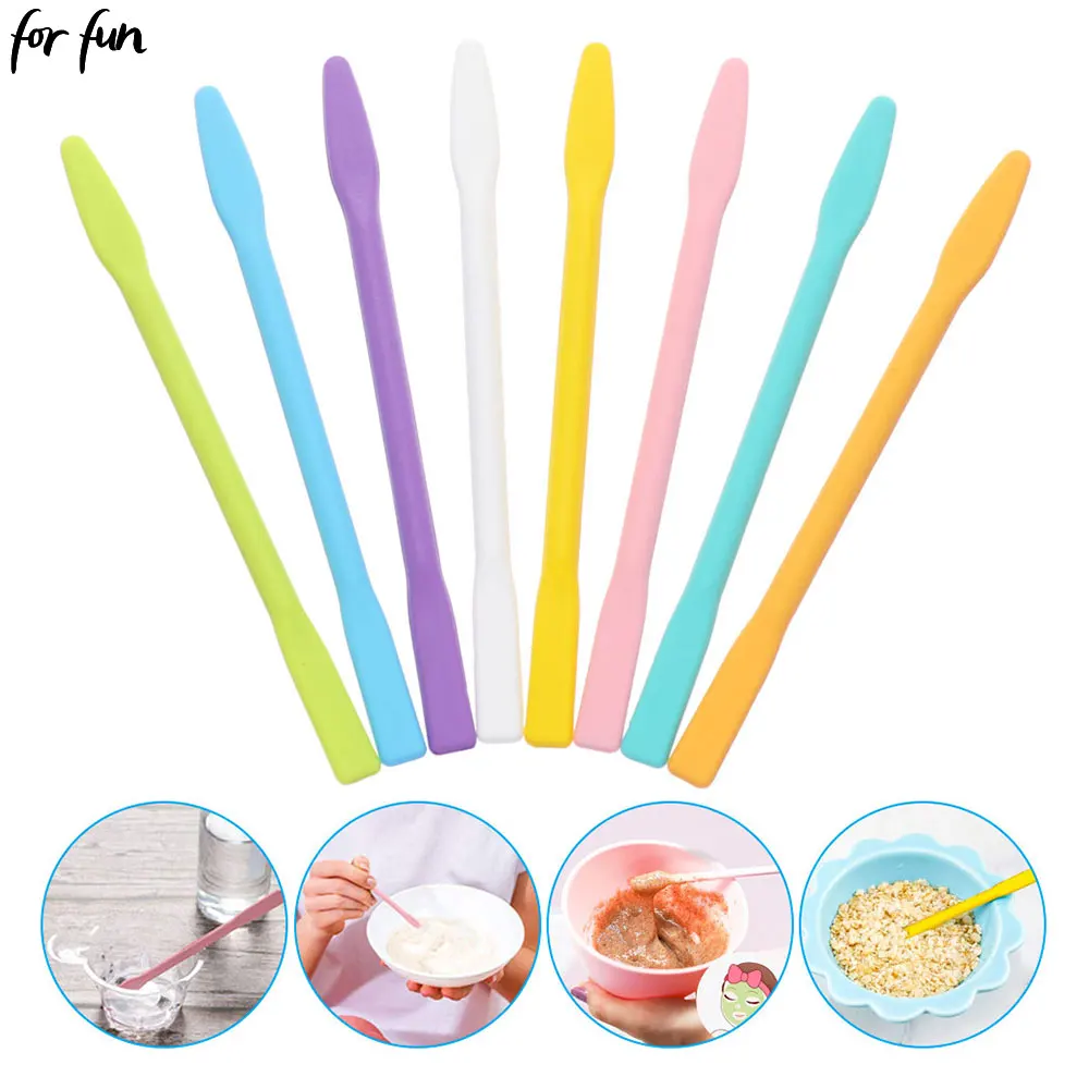 For Fun 10CM Silicone Stir Stick Color Modulation Cup Adjusting Rod Beauty Stick Epoxy Resin Jewelry Making DIY Tool Accessories