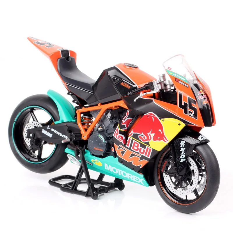 1/12 Scale RC 8C RC390 RC8R 1190 #45 Martin Bauer Track Racing Bike Model Diecasts & Toy Vehicles Motorcycle Replicas