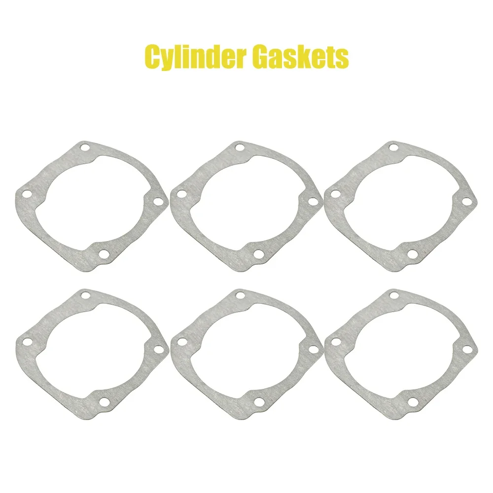 6pcs/lot Cylinder Head Base Gaskets for Husqvarna 365 372 371 362 372XP 372 XP Chainsaw Replacement Spare Parts