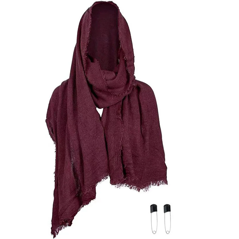 Customized Halloween LARP Medieval Knight Renaissance Retro Hooded Cape Cospla Shawl Belly Dance Shawl Headscarf