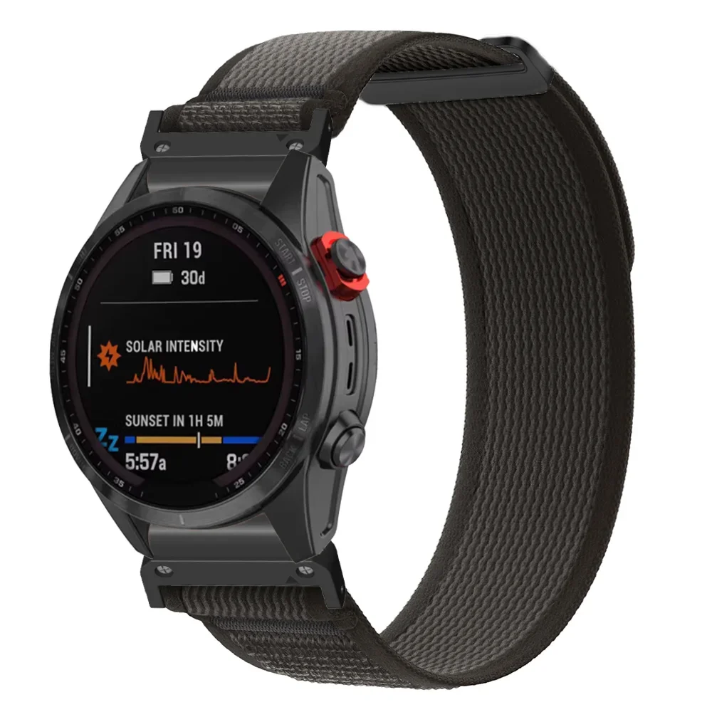 Tali nilon QuickFit untuk Garmin Fenix 7 7X Pro 6 6X 5 5X Plus gelang jam tangan pintar untuk Garmin Forerunner 935 gelang 22mm 26mm