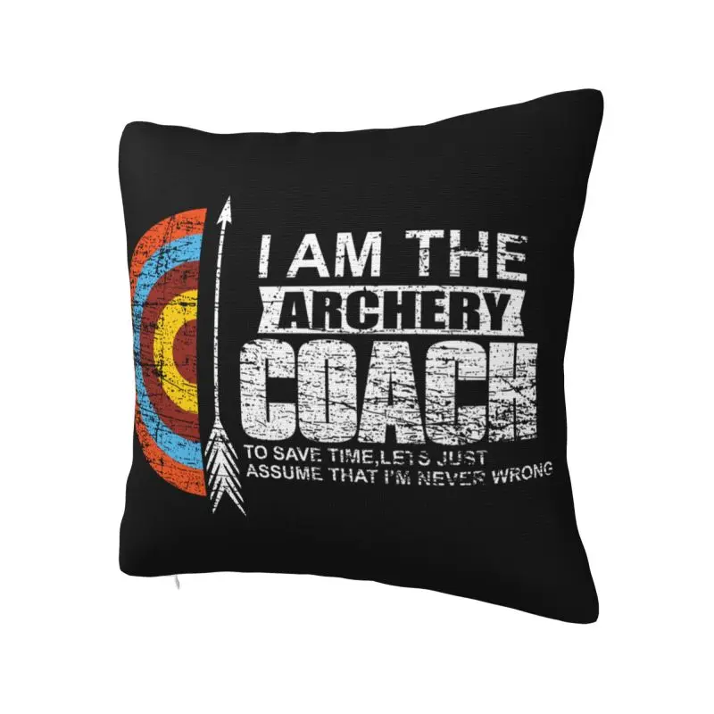 Archery Loving Cushion Covers Archer Soft Modern Pillow Case Decoration Salon