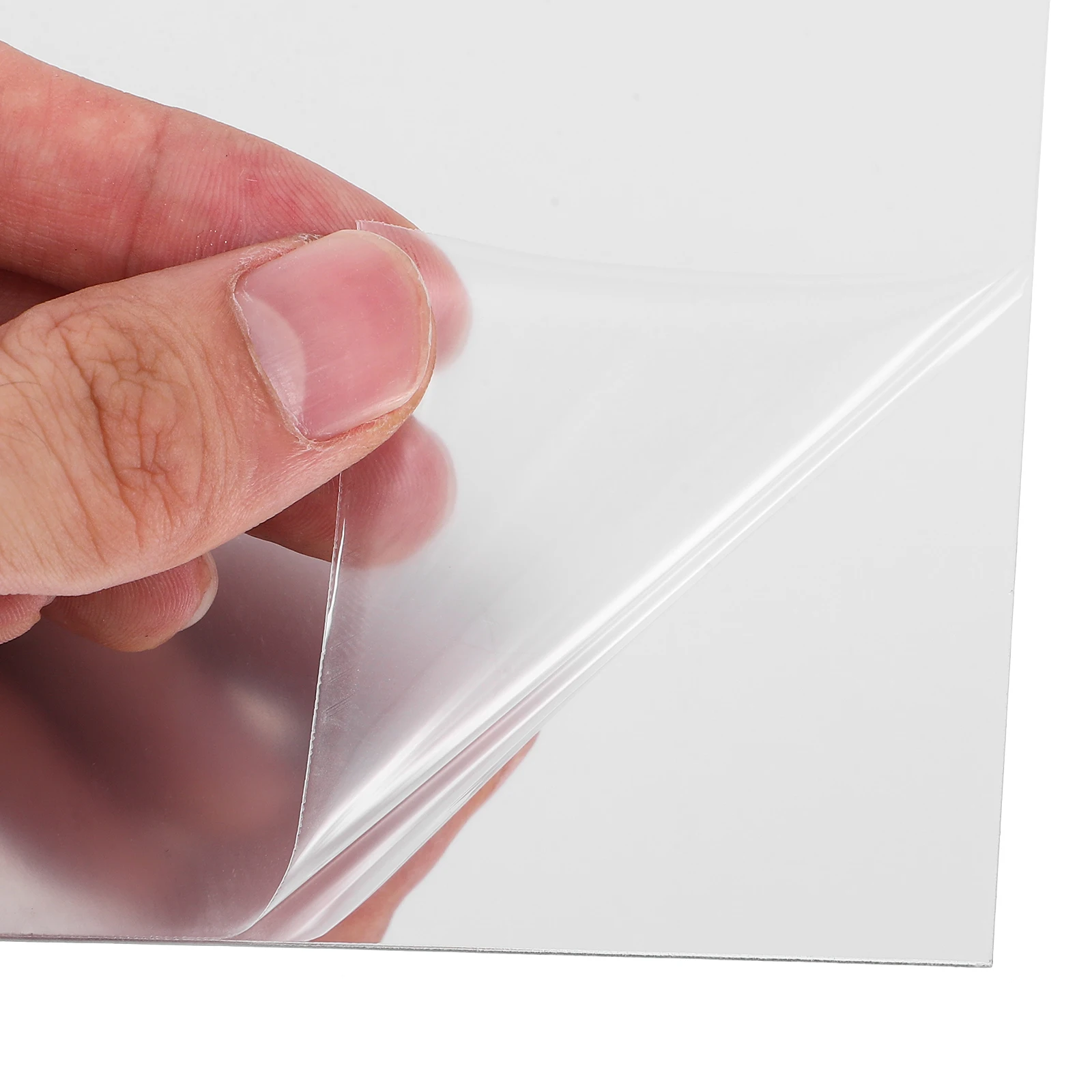 

Square Mirror Wall Sticker Plastic Mirror Sheet Decal Self Adhesive for Living Room Bedroom Bathroom Wall Decor for Bedroom