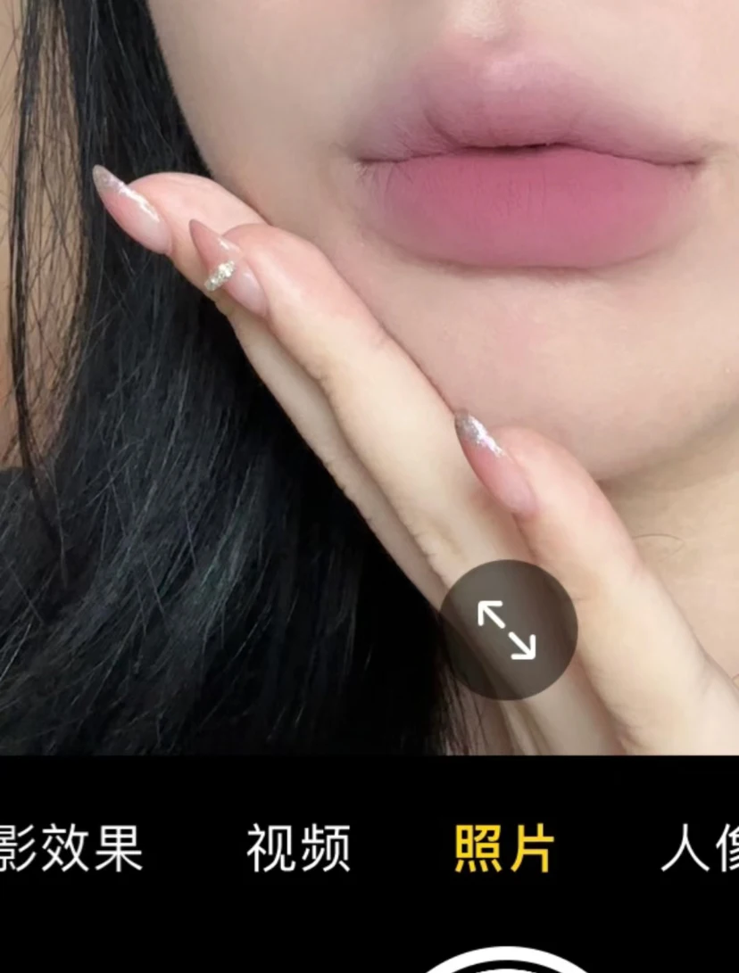 Direct hit olive leather aesthetic cold smoke powder purple broken feeling full cooperation lip mud cl03 new product