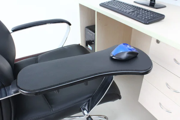 Black Ergonomic Healthy Computer Armrest Mouse Pad Chair Desk Support Hand Arm