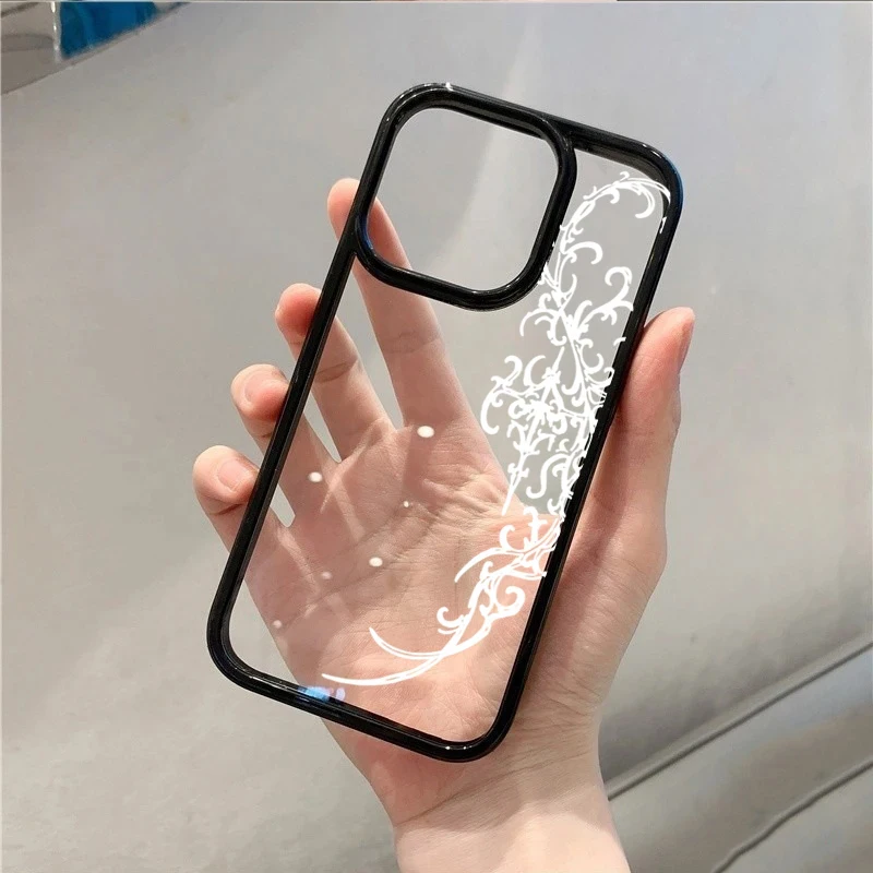 Image 5: Coque de téléphone transparente motif croix gothique pour iPhone 17 16 15 Pro 14 13 11 12 Pro Max Air 16E X XR XS Max 7 8 Plus SE