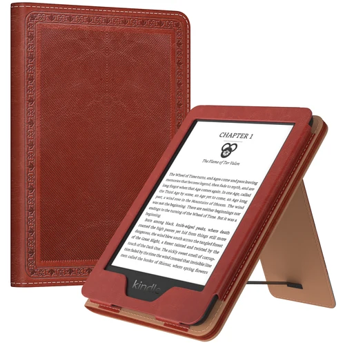 Funda para Kindle de 6""(11a generación, lanzamiento 2024/2022)/(10a generación,2019)/Kindle(8a generación, 2016), funda de carcasa de PU ultraligera