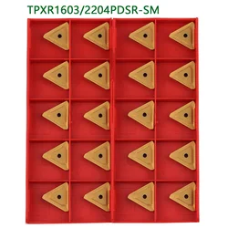 10PCS TPXR1603 TPXR2204PDSR FM LF6028 Carbide Insert DESKAR CNC Lathe Milling Turning Tool TPXR Metal Cutter Blade for Steel