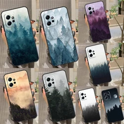 Forest Trees Mountain Case For Xiaomi Redmi Note 11 Pro Note 12 8 9 10 Pro 12S 10S 11S 9S Redmi 12C 9C 10C Capa