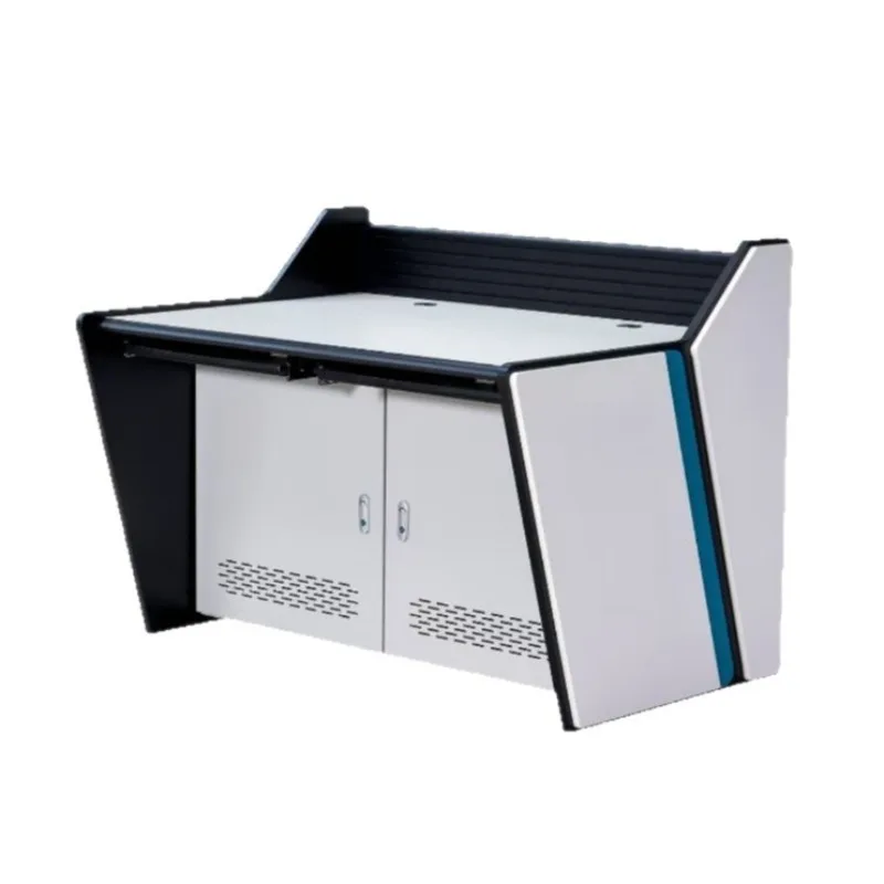 Multimedia dispatching table Central control room Thickened cold-rolled steel monitoring table