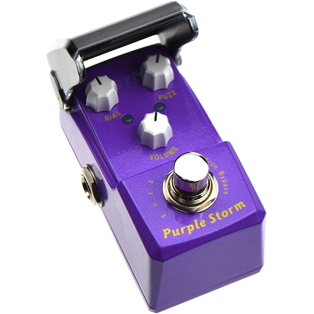 JOYO JF-320 Guitar Effect Pedal Processor True Bypass Ironman Series Mini Pedal Guitar Accessories Purple S-torm Fuzz Distortion