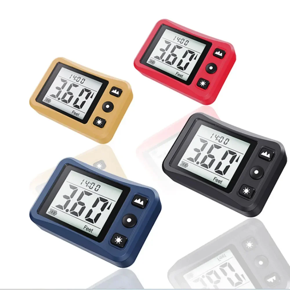 Skydiving altimeter digital altimeter automatically calibrates ground altitude based on local altitude