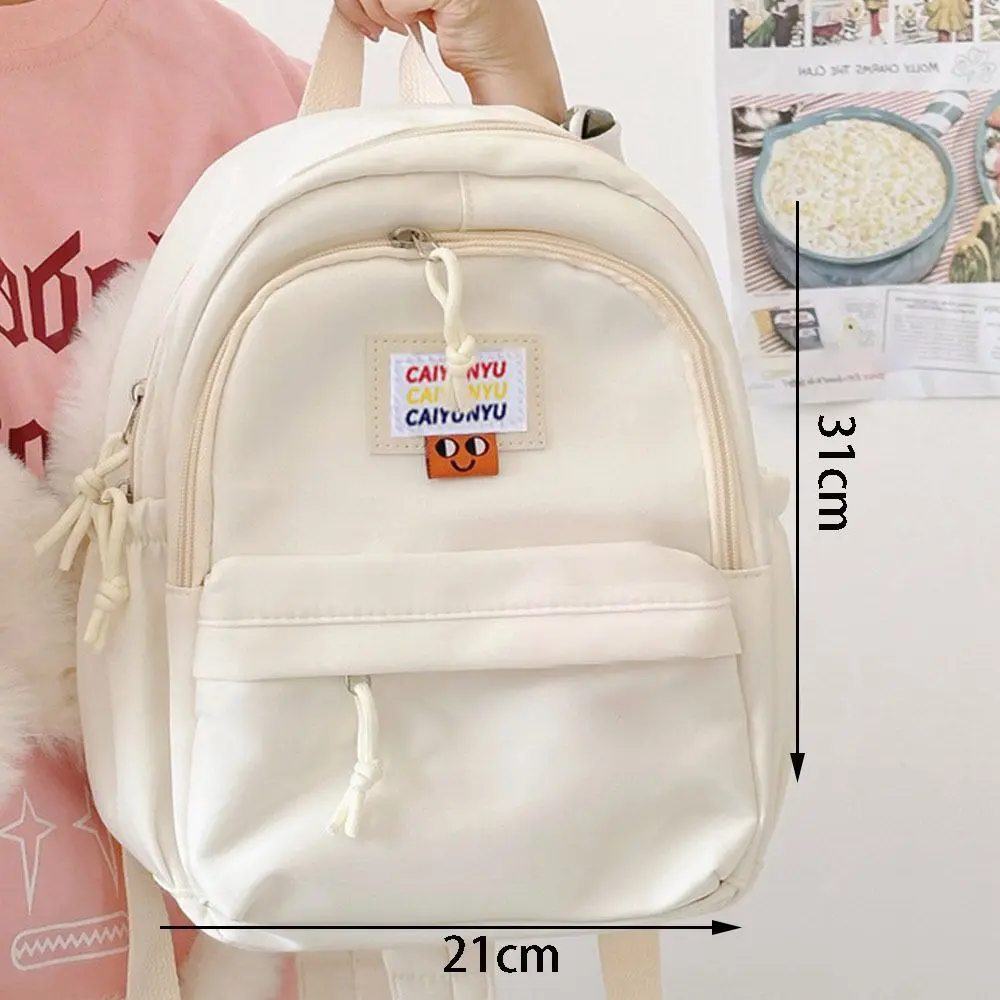 Plecak damski o dużej pojemności Przenośne tornistry na zamek błyskawiczny Podróżna torba na ramię Lekki plecak dla mamy