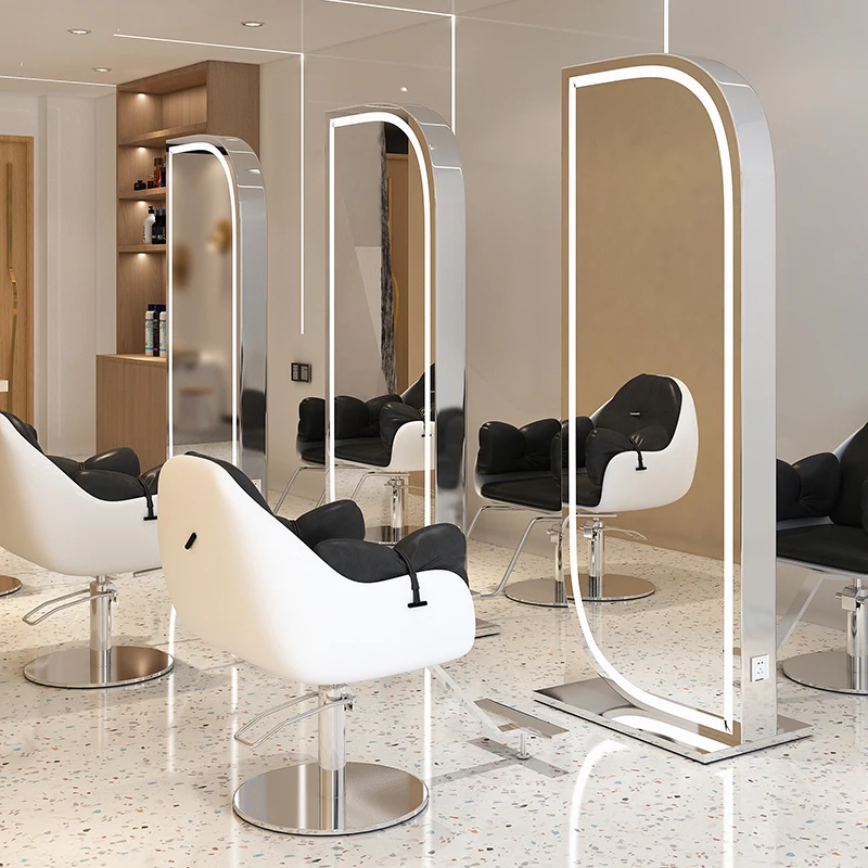 For Hair Salon Stainless Steel Barber Shop Dressing Table