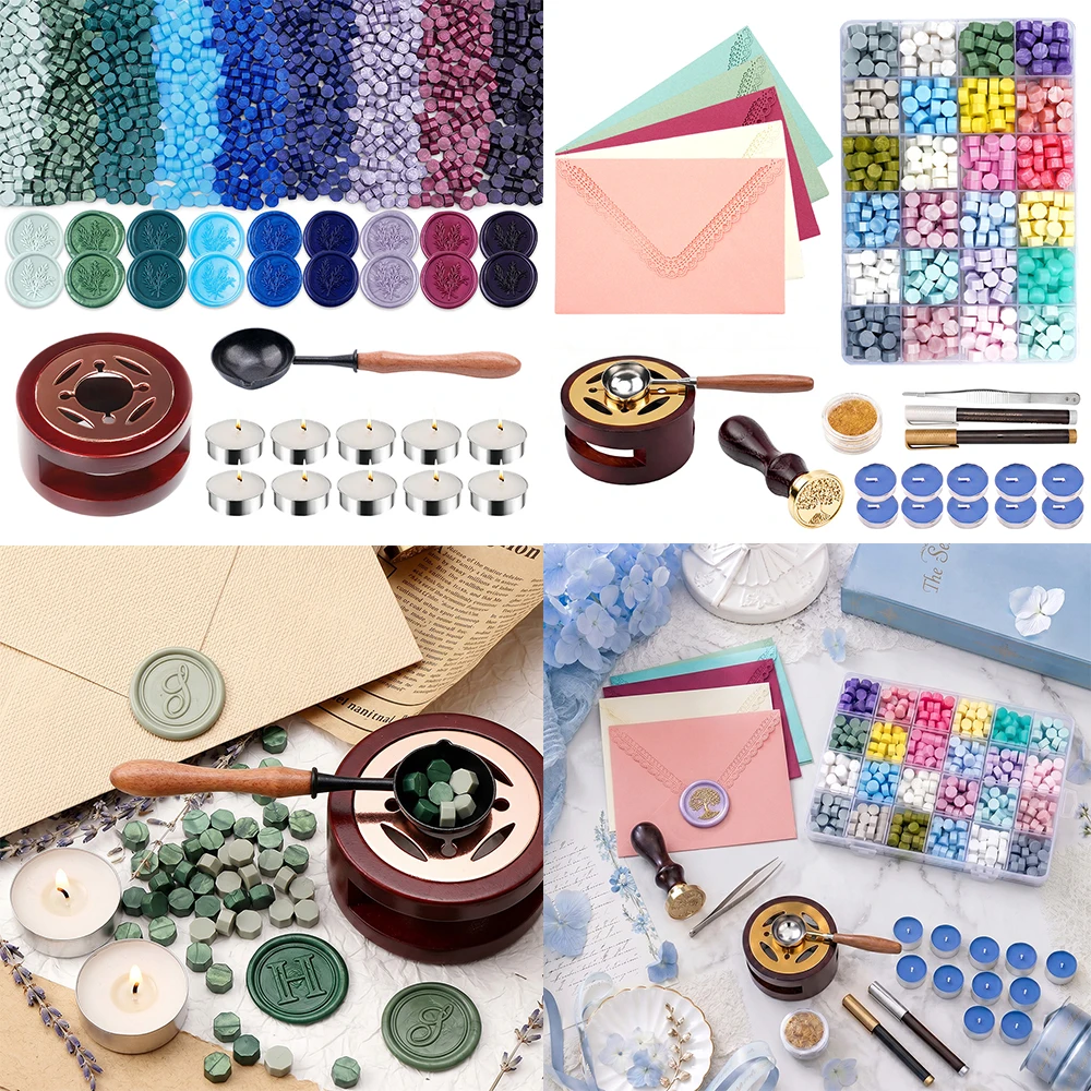 Wax Seal Stamp Set - DIY Wax Seal Stamp Set with