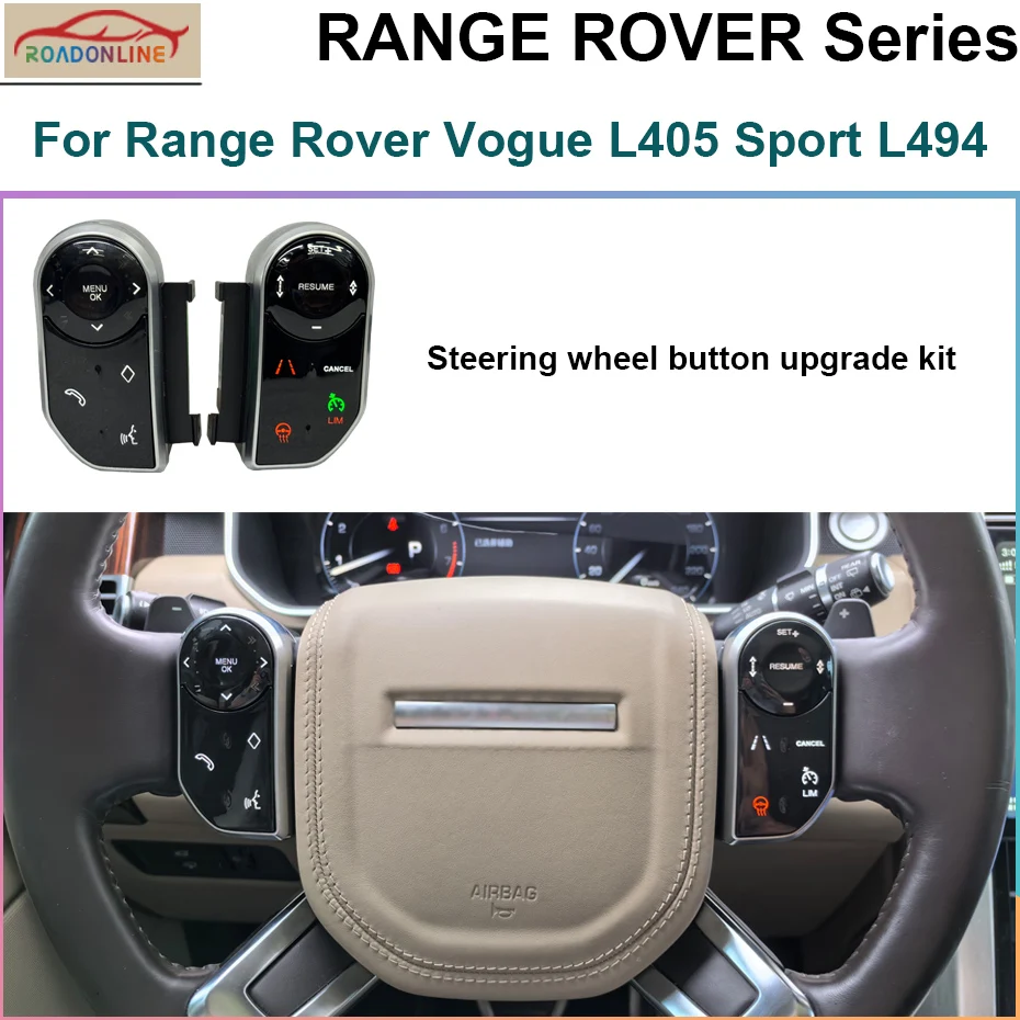 

Touch Style For Range Rover Vogue L405 Sport L494 For Land Rover Discovery 5 Steering wheel button upgrade kit