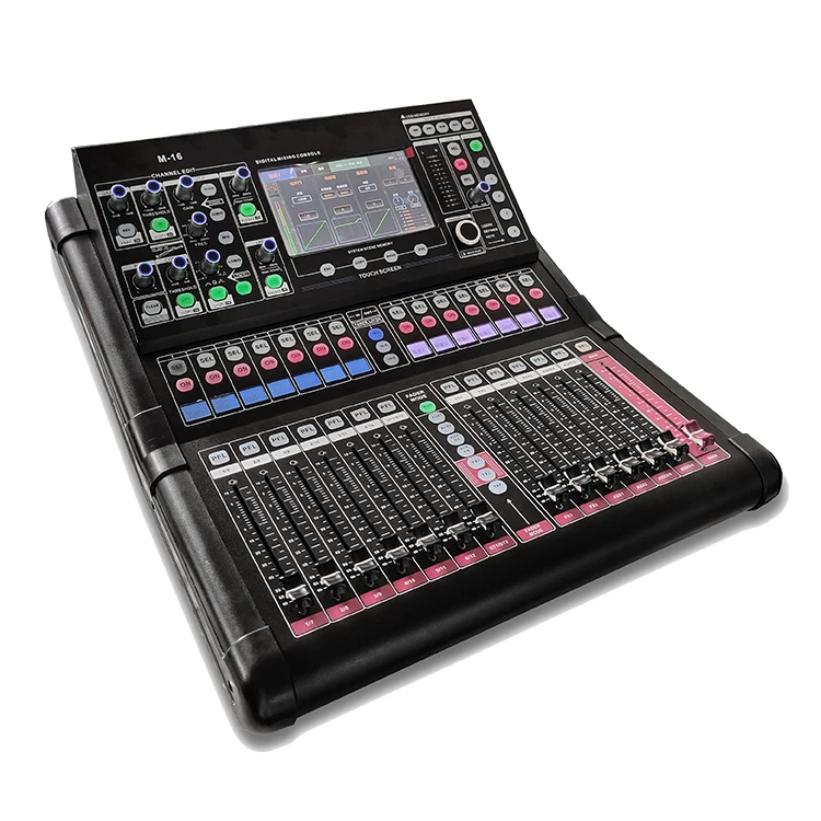 

PAKLAM AUDIO 16 channel digital audio mixer with USB built in soundcard support reorder professional audio mixer console