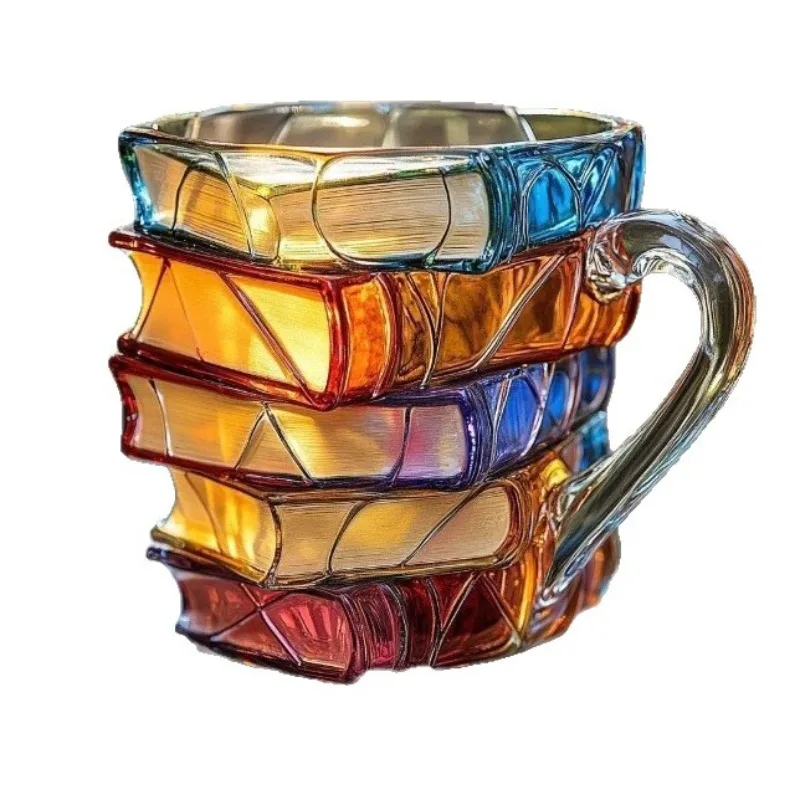 

Colored book cup mug coffee cup