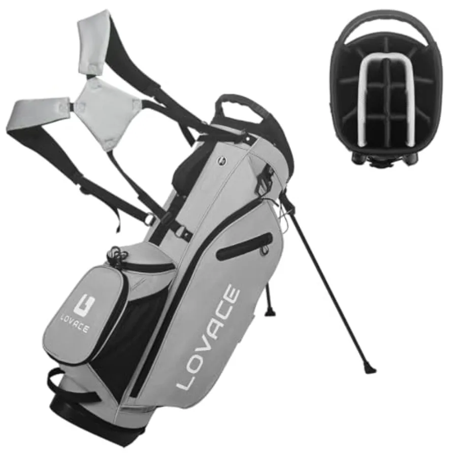 14-Way Golf Stand Bag, Lightweight Golf Bag with Stand for Men and Women