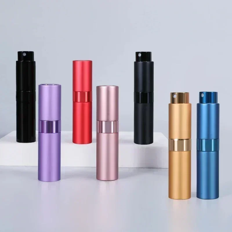 wholesale Perfume Refill Bottle 8ml Metal Aluminum Refillable Perfume Bottle Spray Bottle Portable Atomizer Perfume Travel image 3