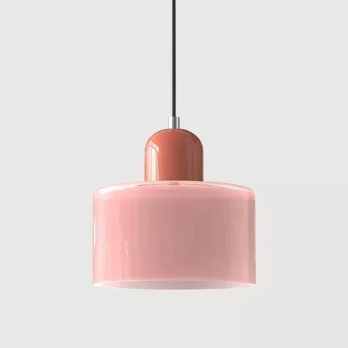 Europese Retro Glazen LED-hanglampen Slaapkamer Hoofdeinde hanglamp Restaurant Bar Koffieshop Bar Verlichtingsarmaturen