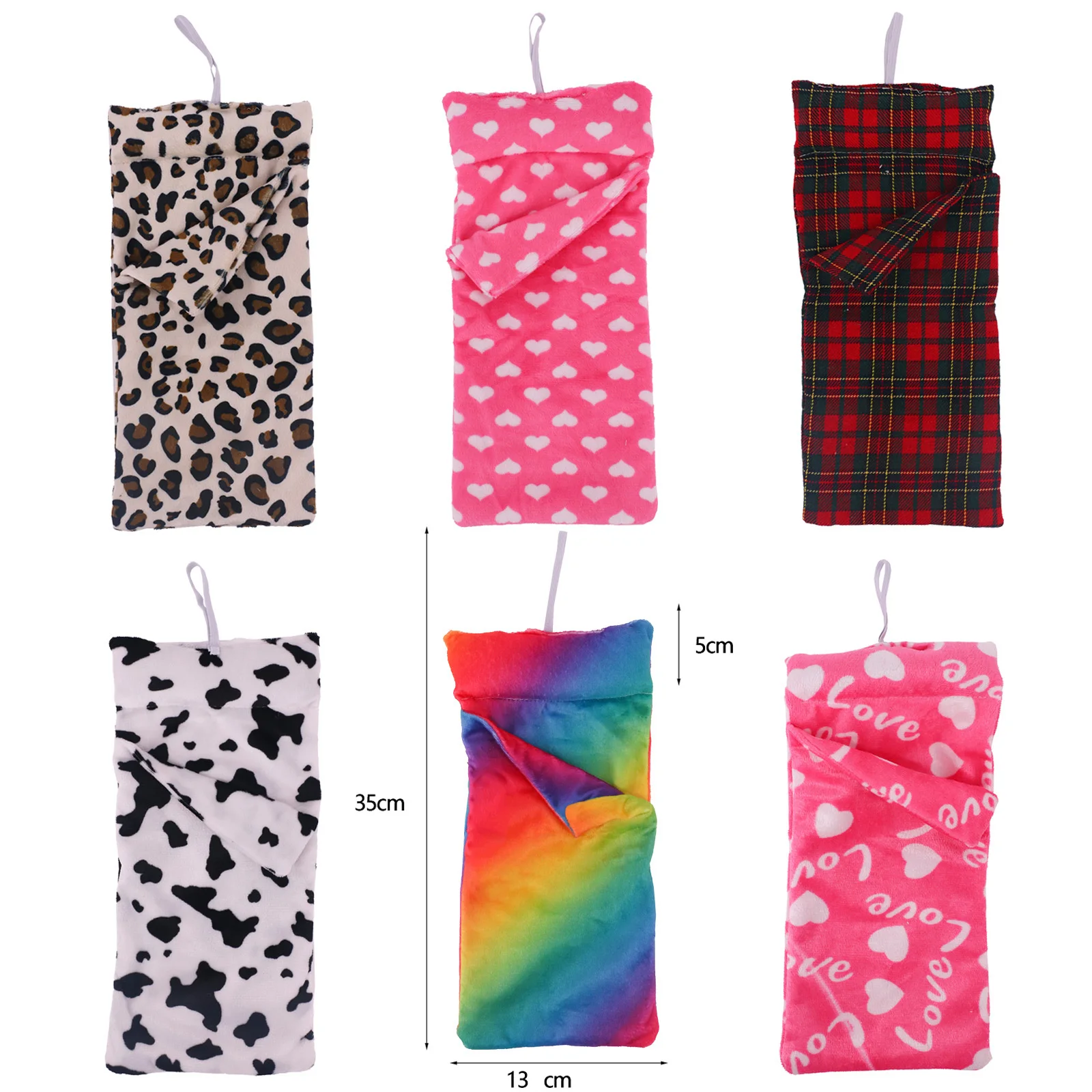 Saco de dormir de felpa para muñecas Barbiees, pijama cálido, accesorios para muñecas, producto de Navidad, moda