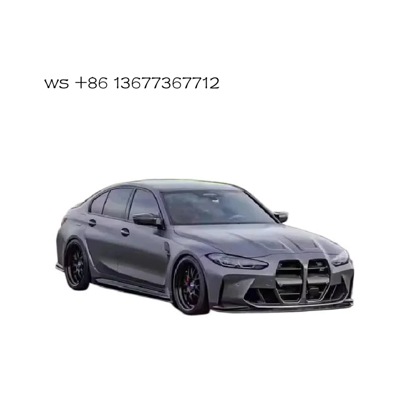 

Factory hot salesDry Carbon Fiber Skirt for G80 M3 G82 M4 2021 + Side Bumper Extension Lip Kit