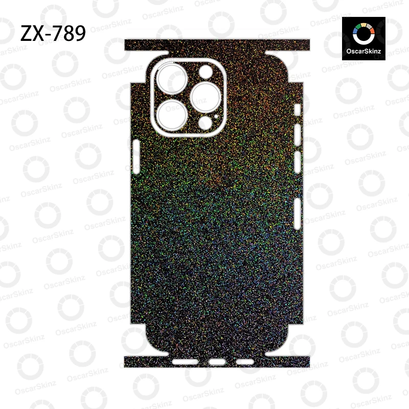 Skin Wrap For iPhone 17 16 Pro Max Sticker 15 14 Plus Back Film 13 12 Mini Protective Decal Side Frame Back Protector